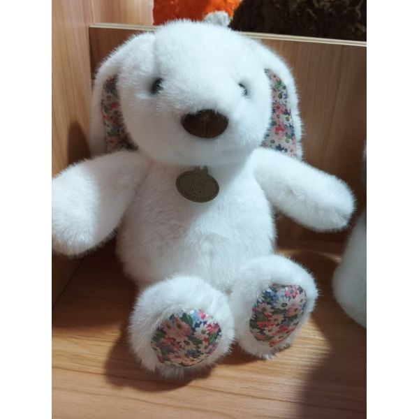 White rabbit plush toy stuffed toy cute cartoon animal handicraft gift holiday gift fashionable soft toy