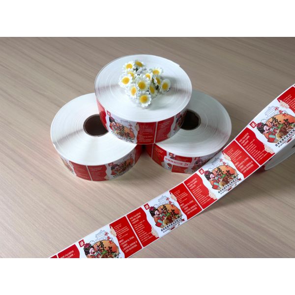 Customized Printed Adhesive Label Sticker with customized printing