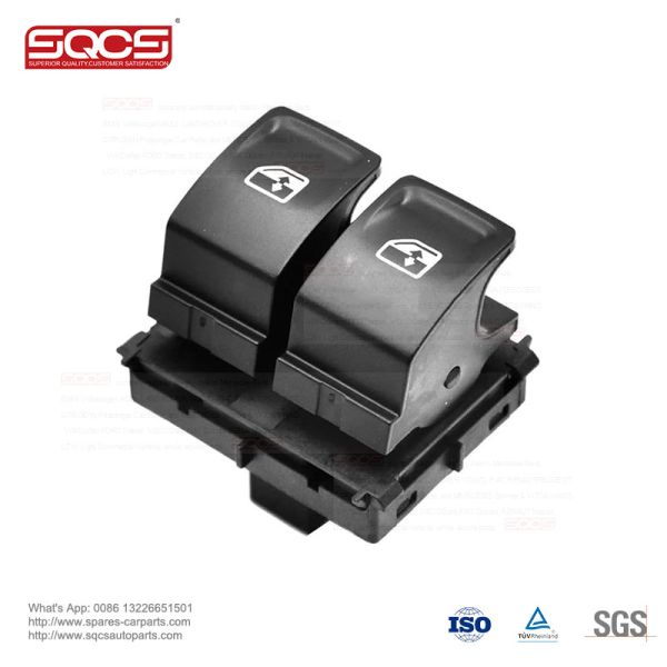 Driver Side 4-Pin Window Regulator Switch OE 5G0959858E Connector For VW Crafter / GOLF VII