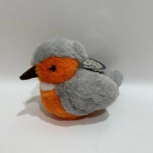 China Fluffy and Vivid Plush Kingfisher w/ Sound Animated Bird Toy BSCI Factory wholesale