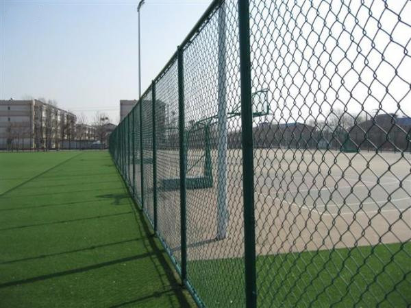 Metal Frame Galvanized Chain Link Fence Panels With 2-2.5mm Wire Diameter