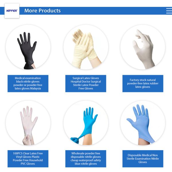 Disposable Vinyl Gloves Non Latex Food Grade Vinyl Working PVC Gloves