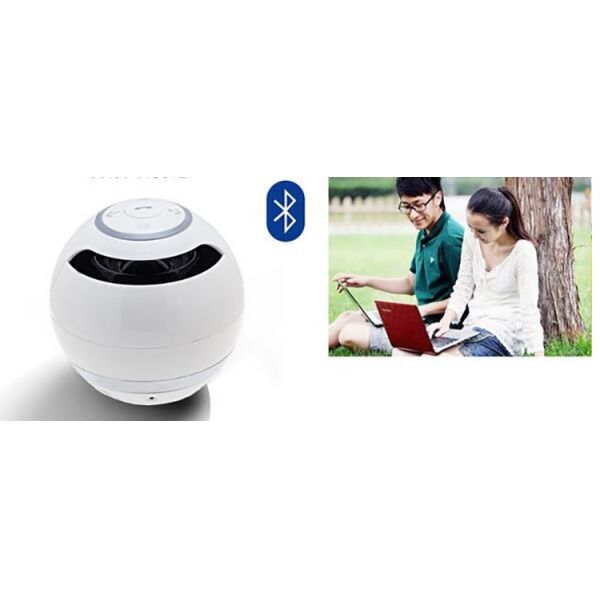 Handsfree phone wireless Bluetooth speaker gifts round bass portable mini stereo