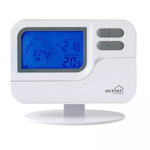 China Wireless 7 Day Programmable Central Heating Timer Thermostat 1 Year Warranty wholesale