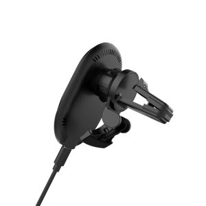China Fast 15W Qi Magnetic Wireless Car Charger Compatible With IPhone on sale