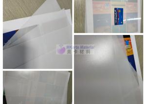 China Precision Waterproof Translucent Polycarbonate Sheets For PC Card Making on sale