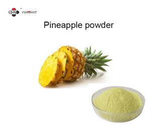 China Organic Yellowish Food Grade Pineapple Extract Powder wholesale