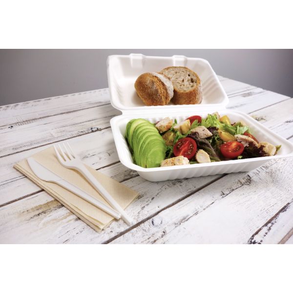 Quality 6.5" Cpla Silverware Biodegradable Disposable Utensils For Parties for sale