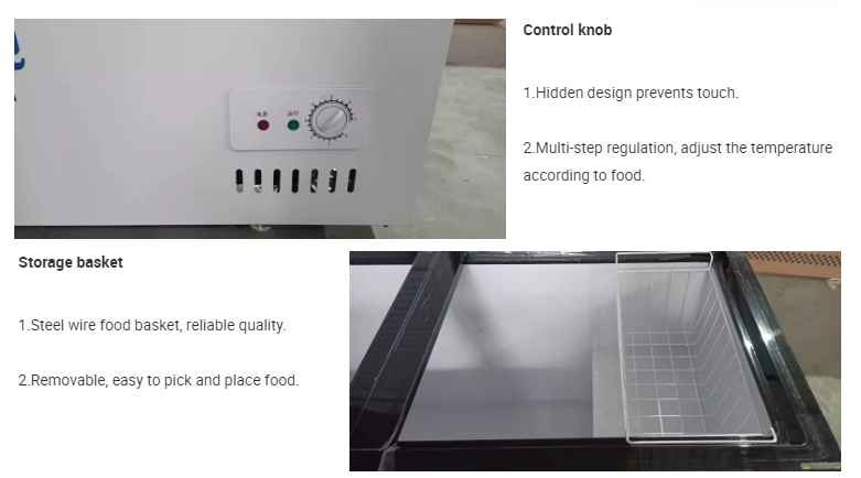 Commercial Upright Freezer Crooked Cold Cabinet