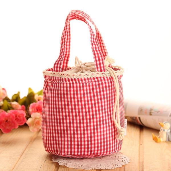 High quality lovely portable insulated lunch bag reusable school cooler pouch Picnic Insulated bag for food delivery