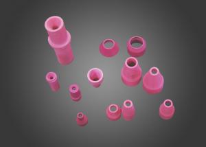 China Air Cooled Tig Welding Pink Alumina Ceramic Nozzle For Sandblasting Argon-arc Welding Torch Nozzle on sale