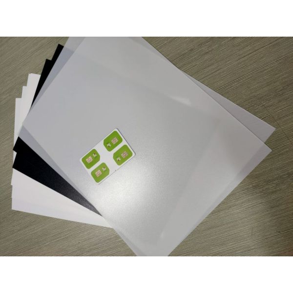Silk Screen Printing 2mm Thick PETG Plastic Sheet For PETG Card Body Production