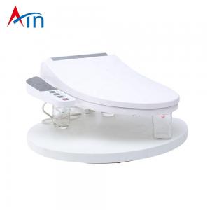 China Plastic automatic toilet lid,easy installation toilet seat lid, intelligent smart heating toilet seat lid cover wholesale