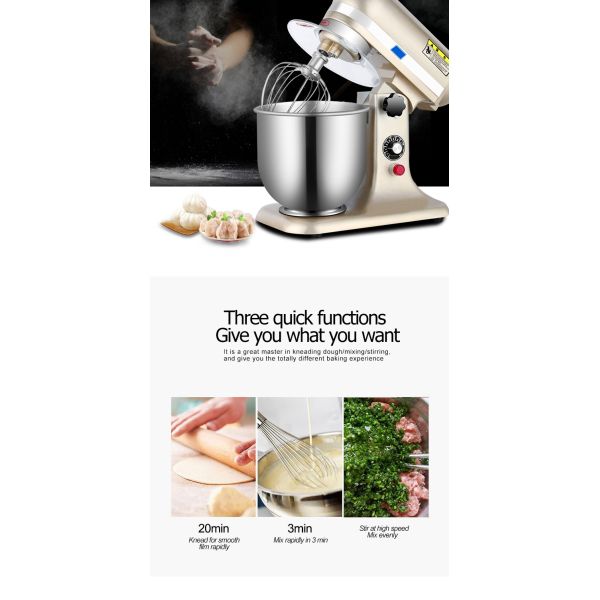 22KG Stainless Steel Multiple Color Spiral Kitchen Dough Mixer for Bread Beverage