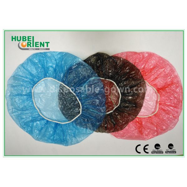 Single Elastic Breathable Round Non Woven Bouffant Cap