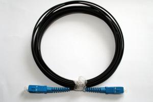 Duplex Singlemode SC FTTH Fiber Optic Cable , UPC / APC Ferrule End Face