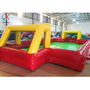 Customized Inflatable Football Field Interactive Sport Games Inflatable Water