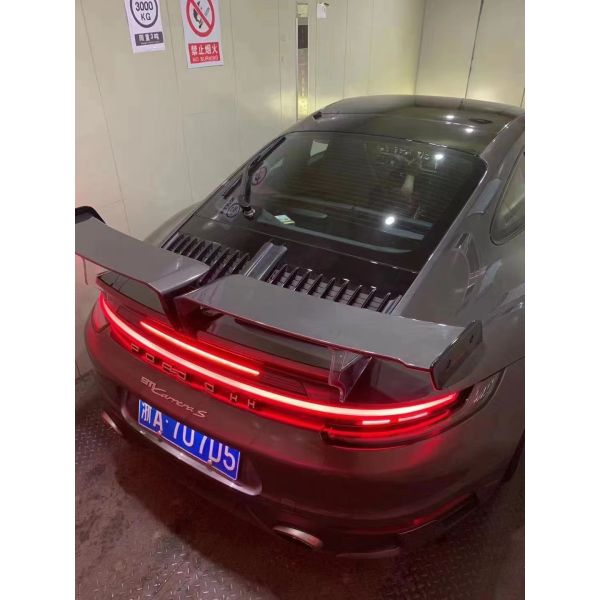 High Quality Carbon Fiber Spoiler Carbon Fiber Spoiler for Porsche 911 992 992 for TechArt Style Spoiler