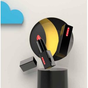 Glossy Eco Cosmetic Packaging 73.2mm Height Biodegradable Lipstick Tubes