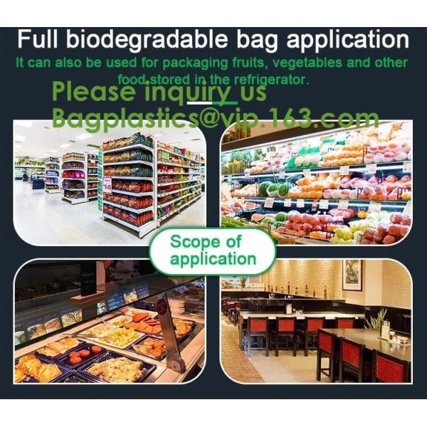 100% Biodegradable Compostable Plastic T-Shirt Vest Bag For Shopping,Home,Decoration,Wedding,Supermarket,Restaurant,Bake