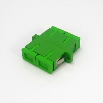 China Green Duplex Apc SC Fiber Optic Adapter Single Mode For FTTH FTTB FTTX Network wholesale