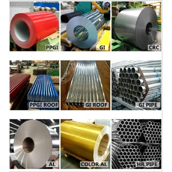 0.4mm 1mm GI Sheet Coil Galvanized Steel Iron 600mm For Roofing