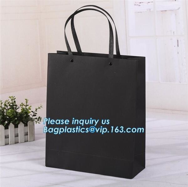 Custom Your Own Logo Design Printed Durable Shopping Carrier Packing 210Gsm Clothes Art Coated Paper Bag, bagease packag