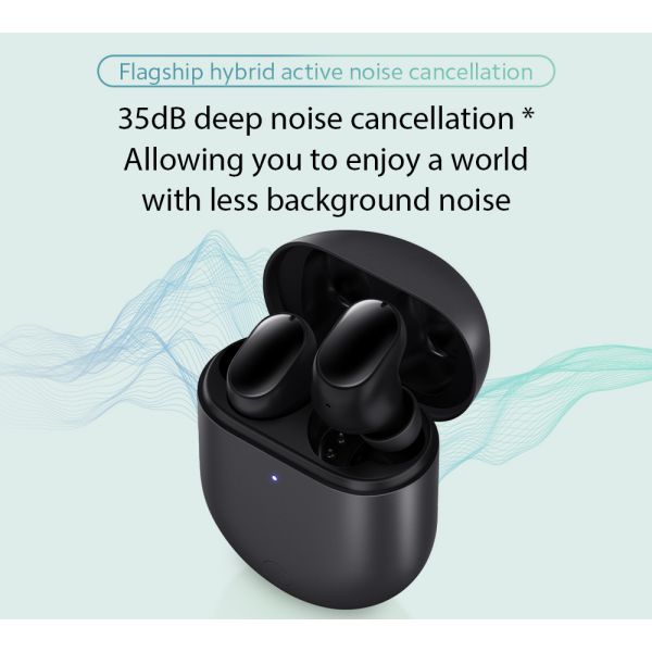 Original Redmi Buds 3pro Wireless Charging Earphone 28H Long Battery Life TWS Headset Global Version Xiaomi Redmi Buds 3