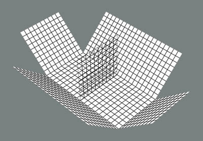 A welded gabion is erecting.