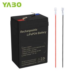 China 6Ah 6V Lifepo4 Deep Cycle Lithium Battery For Toys Bicycle Headlight Bumper Car on sale