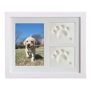 China Wooden Custom Photo Frame 28x23CM For Dog Or Cat Pet Paw Picture Display wholesale
