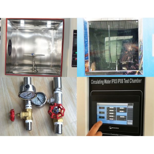 Rain Water Jet Splash Water Test Chamber 800L 1500L IEC60529 Standard