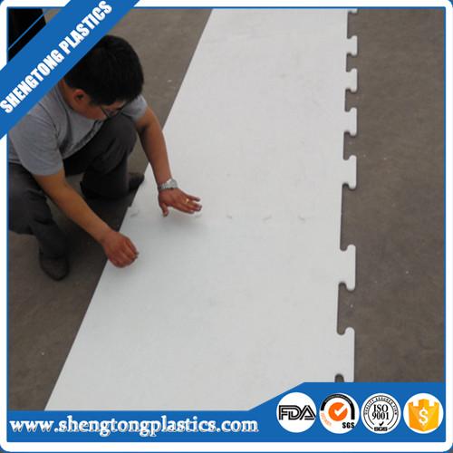Quality excellent self-lubrication UHMWPE synthetic ice rink sheet manufacture for sale