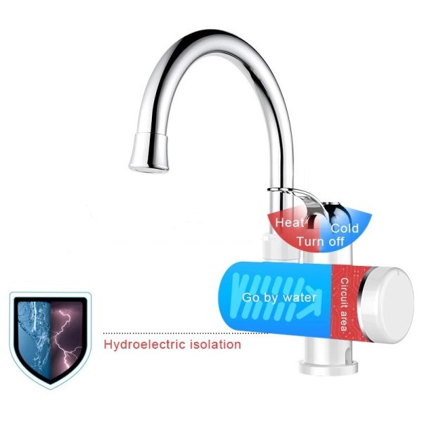 Instant Heating Electric Hot Water Tap LVD With LED Temperature Display