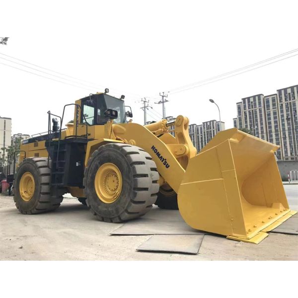 Japan Used Wheel Loader Komatsu WA600 Large Capacity Powerful Engine