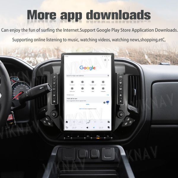 Viknav Car Radio Car Radio For Chevroler Silverado / GMC SIERRA (2013-2020)14.4 inch Android Upgrade Auto audio Wireless