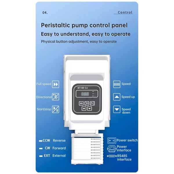 Foot Pedal Switch Precision Dispense Dosing Metering Peristaltic Dosing Pump Laboratory Peristaltic Pump Filling Machine