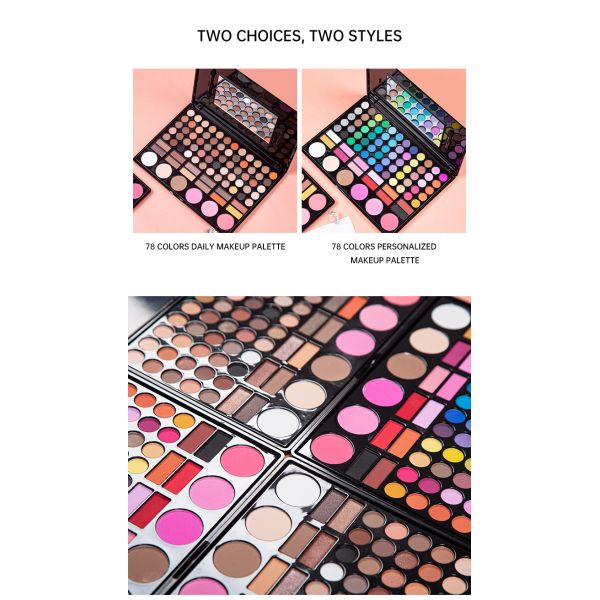 OEM Private Label 15mm High Pigment Eyeshadow Eye Beauty Palette