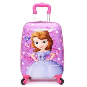 China Multiscene Large Childrens Pink Suitcase Moistureproof Polyester Material wholesale