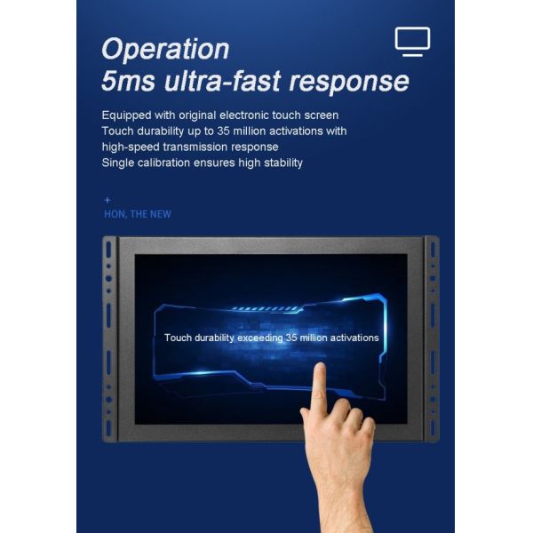 19 inch Smart Industrial Control Tablet Display Embedded IPC Touchscreen All in One Panel Pc Computer I3 I5 I7 with 64G 128G 512G SSD