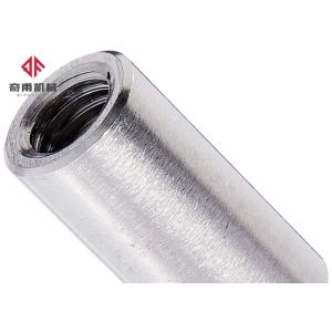 China Straight Stainless Steel Rebar Couplers Metal Bushing Sleeve ISO9001 on sale