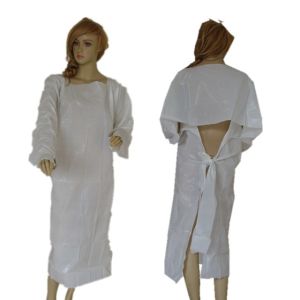 Disposable Hospital Medical CPE Polyethylene Isolation Gown