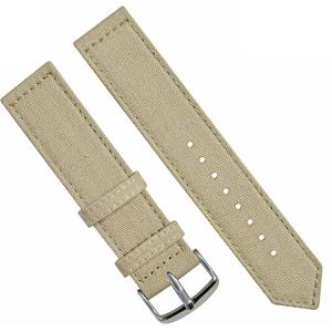 China 20mm Canvas Strap Watch Band , Two Pieces Wrist Band Strap With Buckle wholesale
