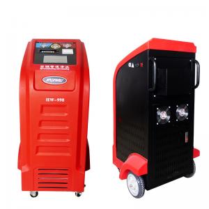 China Red R410a Refrigerant Recovery Car AC Service Station 1HP CE Certificate on sale