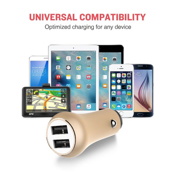FQC10 Dual QC3.0 car usb charger, universal car charger for phones, top selling car usb charger