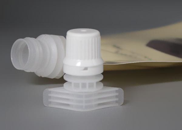Quality White Plastic Spout With Caps Could Automatic Filling Packing On Spout Pouch Doypack for sale