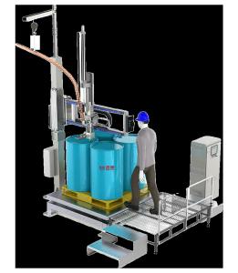 China Auto IBC Filling Machine Filling Process Waterproof Design Ibc Containers wholesale