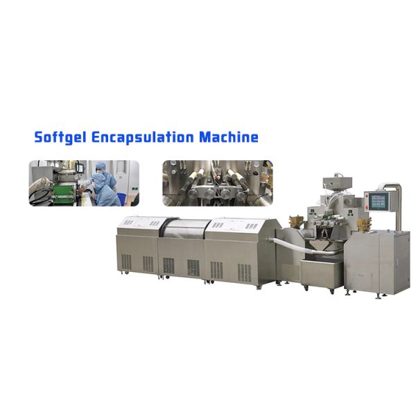 Fully Automatic Gelatin Soft Gel Encapsulation Machine PLC Control