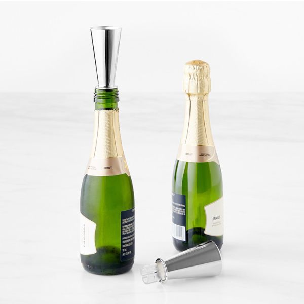Champagne Sipper Wine Stopper And Pourer For Mini Brut 187ml Split Bottles