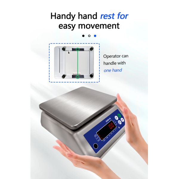 High Precision LED Display SOHE S6 Waterproof Table Scale for Industrial Applications